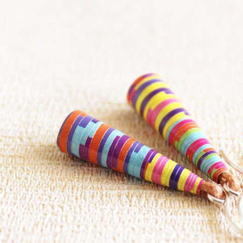 Candy Striped earrings