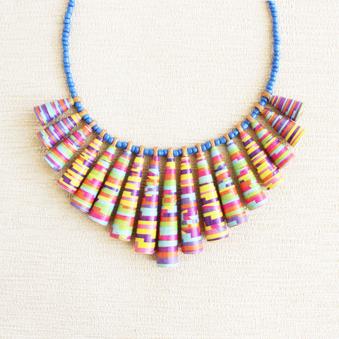 Candy Striped neckpiece