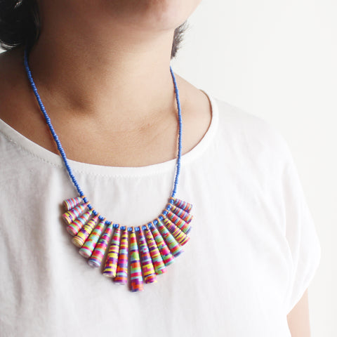 Candy Striped neckpiece