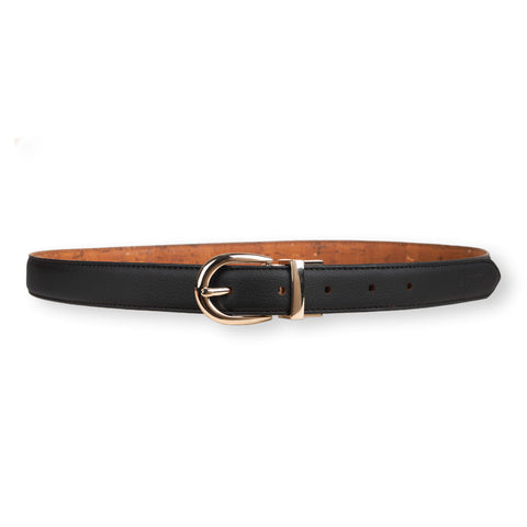 Cactus and Cork Leather Women's Reversible Belt