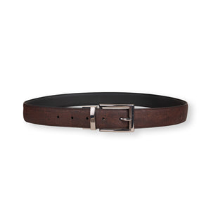 Cactus and Cork Leather Men's Reversible Belt